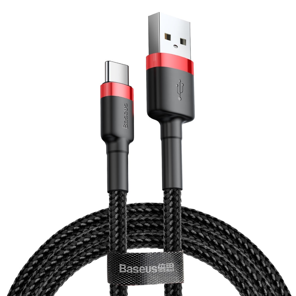 Cavo Dati e Ricarica USB-A - USB-C Baseus Cafule, 18W, 2m, Nero CATKLF-C91