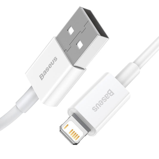 Daten- und Ladekabel USB-A - Lightning Baseus Superior Series, 20W, 2m, Weiß CALYS-C02
