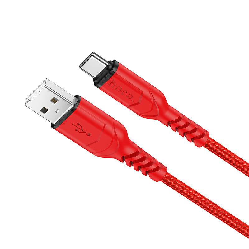 Cavo Dati e Ricarica USB-A - USB-C HOCO X59 Victory, 18W, 1m, Rosso