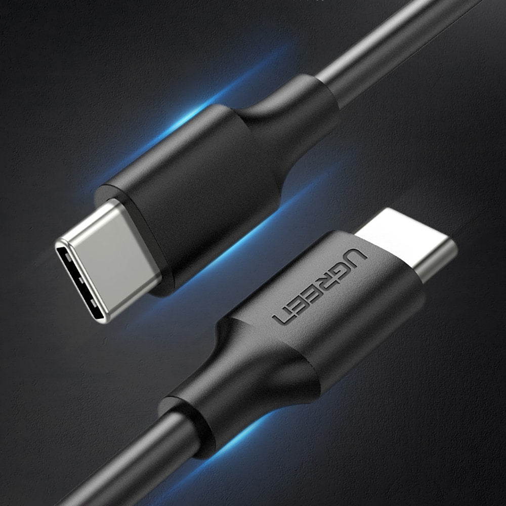Câble de données et de charge USB-C - USB-C UGREEN US286, 60W, 2m, noir