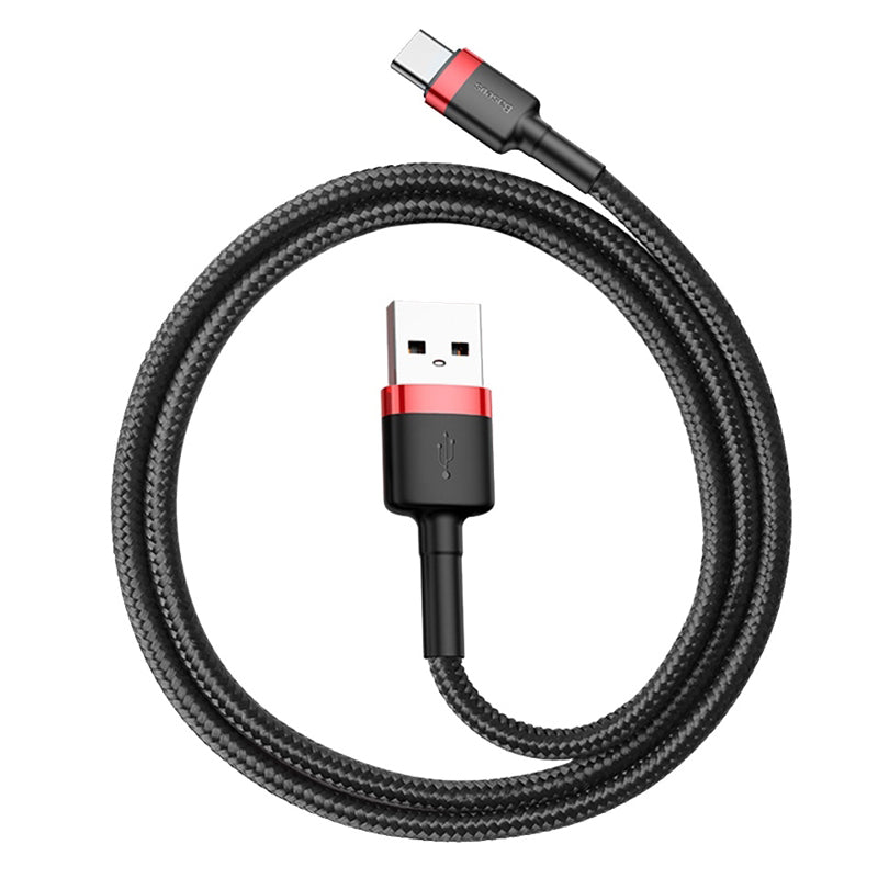 Cavo Dati e Ricarica USB-A - USB-C Baseus Cafule, 60W, 0.5m, Rosso CATKLF-A91