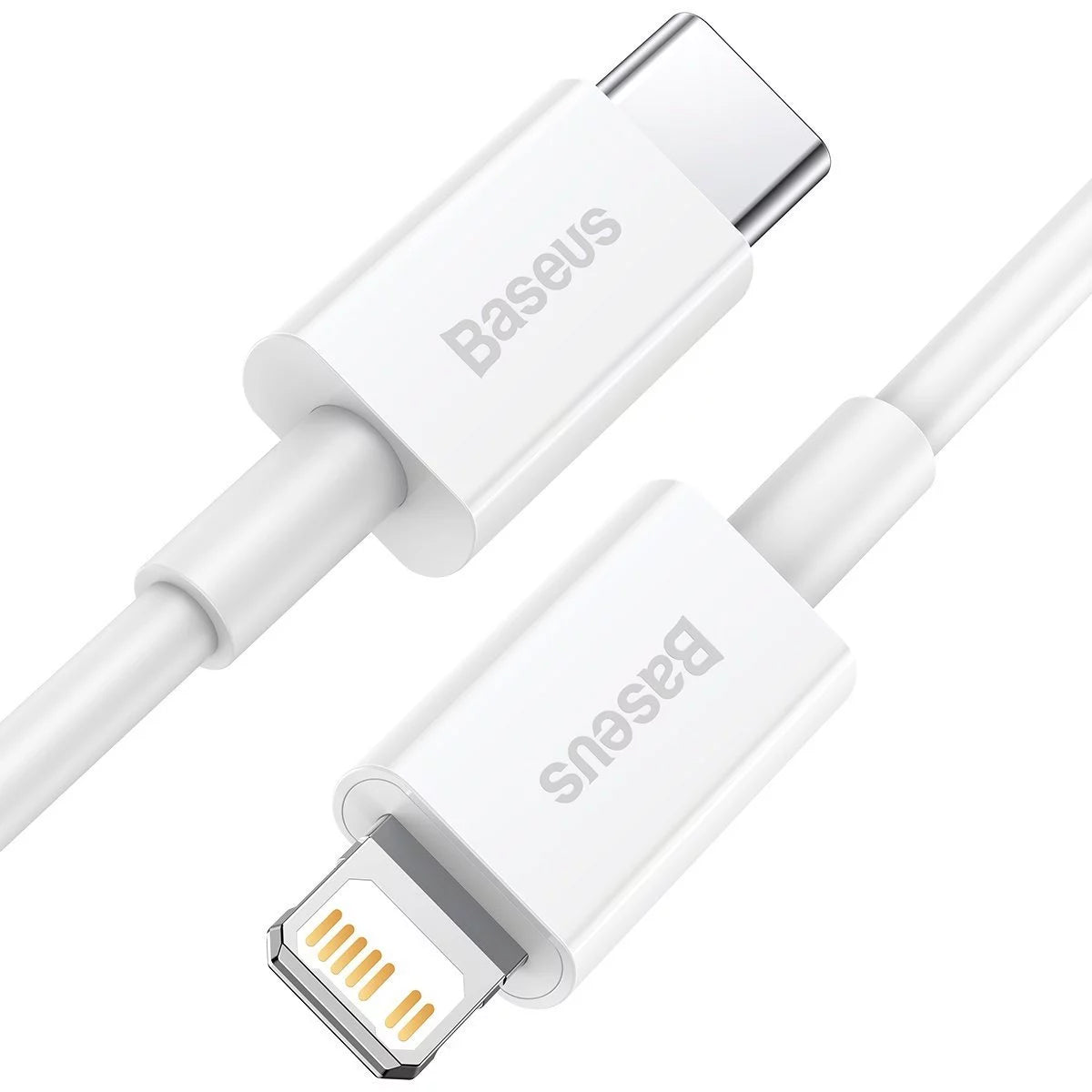 Câble de données et de charge USB-C - Lightning Baseus Superior Series, 20W, 1,5m, blanc CATLYS-B02