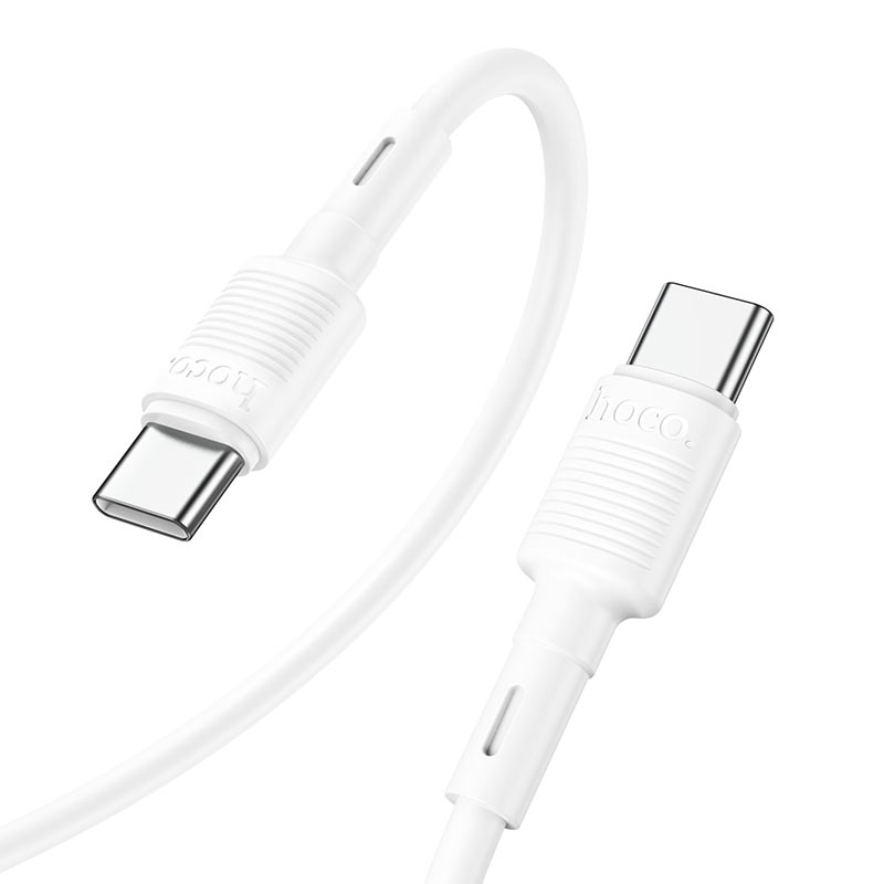 Cavo Dati e Ricarica USB-C - USB-C HOCO X83 Victory, 60W, 1m, Bianco