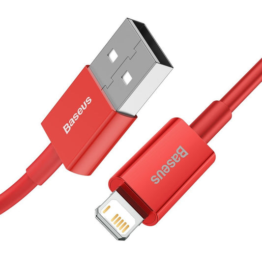 Daten- und Ladekabel USB-A - Lightning Baseus Superior Series, 20W, 1m, Rot CALYS-A09