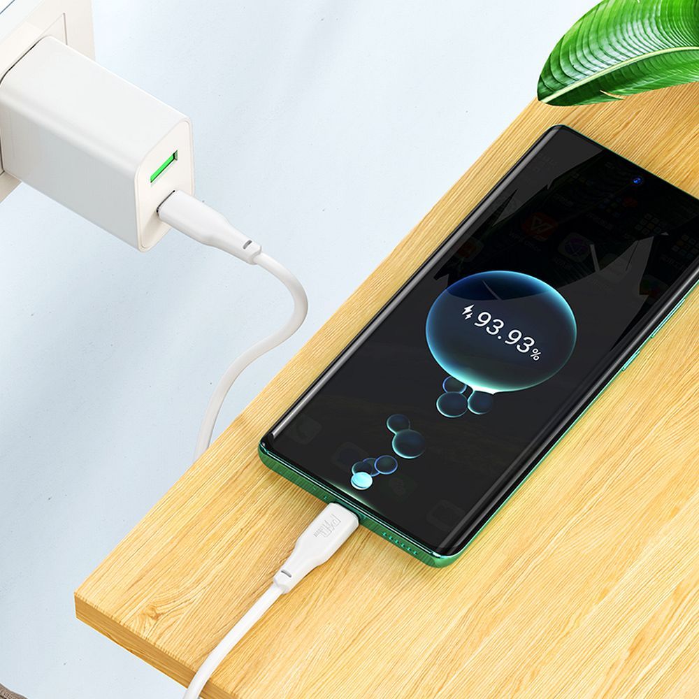 Câble de Données et de Charge USB-C - USB-C HOCO X93, 100W, 2m, Blanc