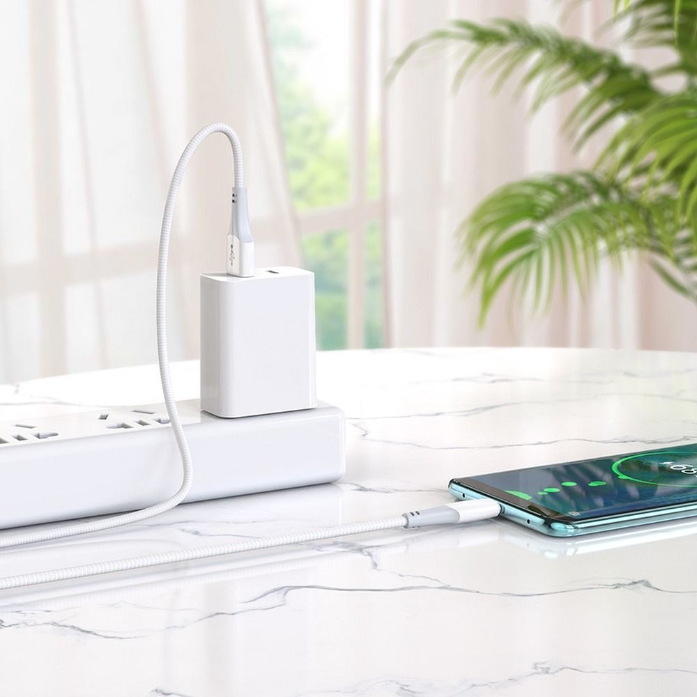 Câble de Données et de Charge USB-A - USB-C HOCO X70, 18W, 1m, Blanc