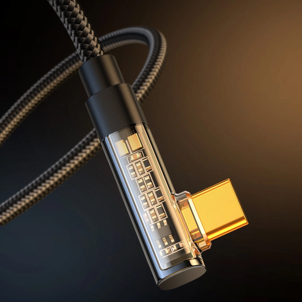 Cavo Dati e Ricarica USB-A - USB-C Joyroom S-UC027A6 Angled, 60W, 1.2m, Nero