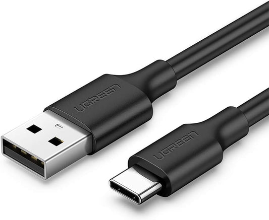 Câble de données et de charge USB-A vers USB-C UGREEN US287, 18W, 0.25m, noir