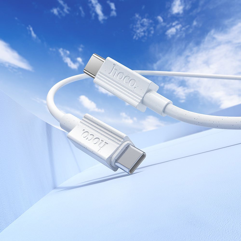 Cavo Dati e Ricarica USB-C - USB-C HOCO X107, 60W, 1m, Bianco