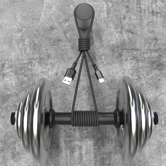 Daten- und Ladekabel USB-A - USB-C Dudao L9T, 100W, 1m, Schwarz