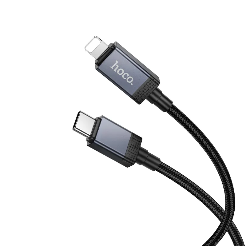 Cavo Dati e Ricarica USB-C - Lightning HOCO X118 Display, 27W, 1m, Nero