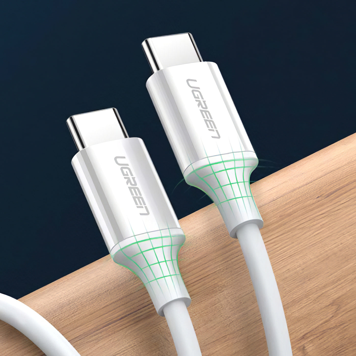 Cavo Dati e Ricarica USB-C - USB-C UGREEN US264, 60W, 2m, Bianco