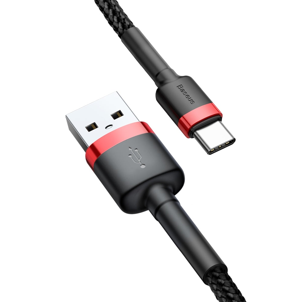 Cavo Dati e Ricarica USB-A - USB-C Baseus Cafule, 60W, 0.5m, Rosso CATKLF-A91