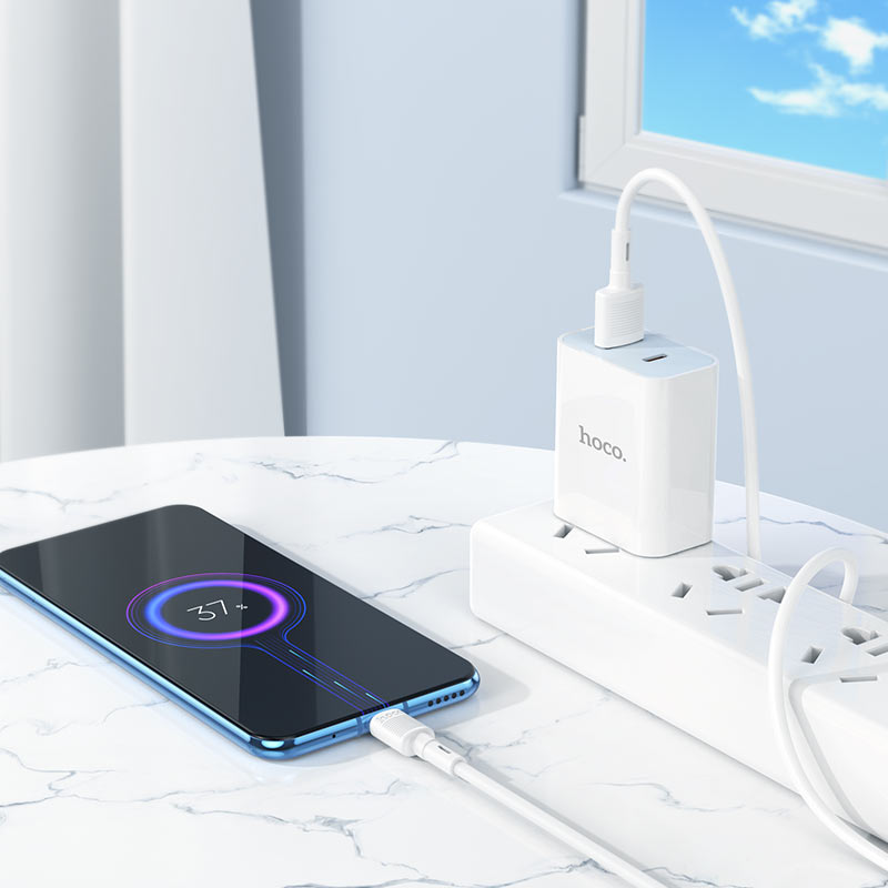 Cavo Dati e Ricarica USB-A - microUSB HOCO X83 Victory, 18W, 1m, Bianco