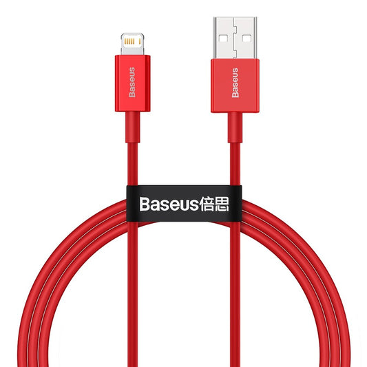 Daten- und Ladekabel USB-A - Lightning Baseus Superior Series, 20W, 1m, Rot CALYS-A09