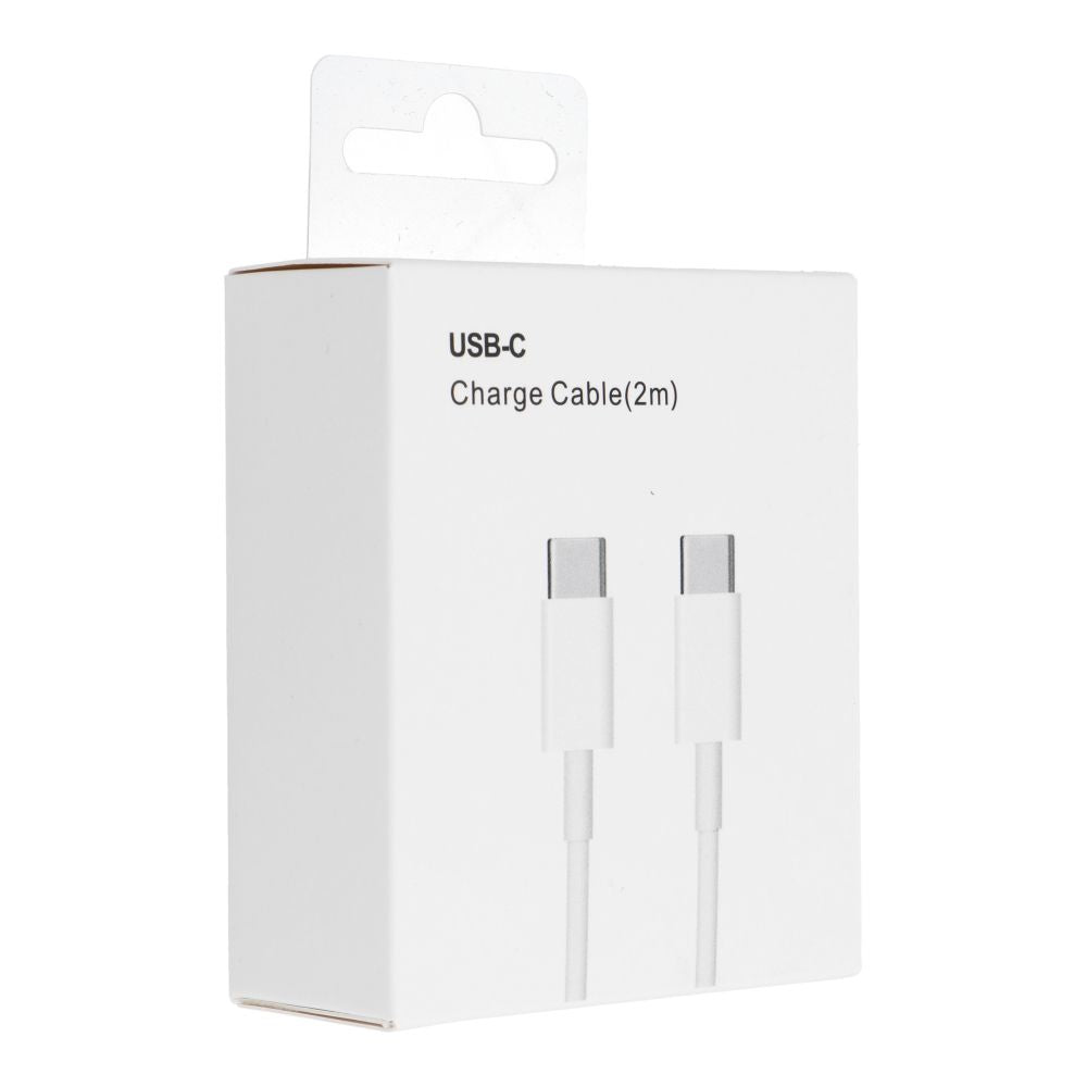 Cavo dati e di ricarica USB-C - USB-C OEM USB-C HD26 Box, 30W, 2m, bianco