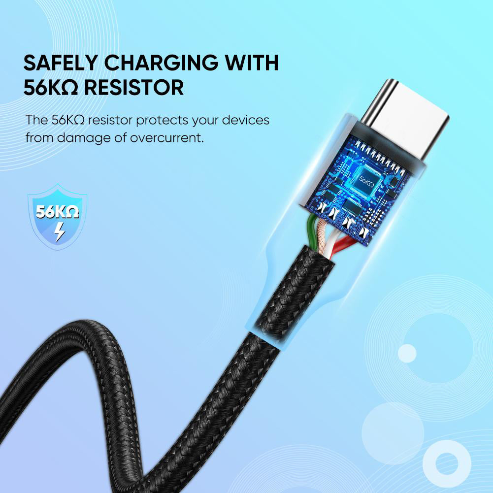 Cavo Dati e Ricarica USB-A - USB-C UGREEN US288, 18W, 0.5m, Nero