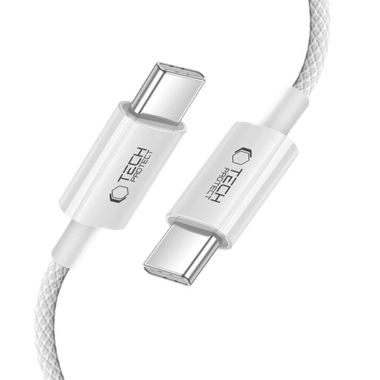 Cavo Dati e Ricarica USB-C - USB-C Tech-Protect Ultraboost Lite, 60W, 1m, Argento