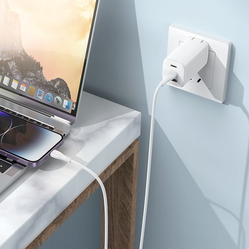 USB-C - Lightning Lade- und Datenkabel Borofone BX121 Energy, 27W, 1m, Weiß