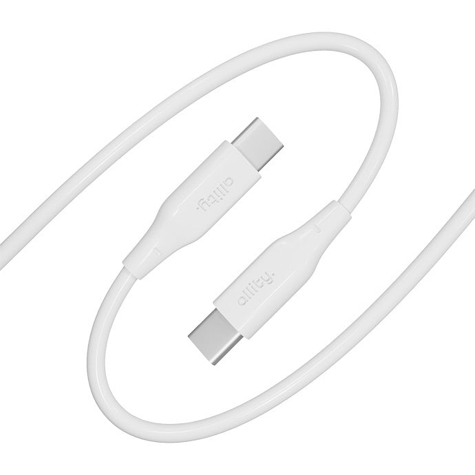 Câble de Données et de Charge USB-C - USB-C Allity. AUC-02, 100W, 2m, Blanc