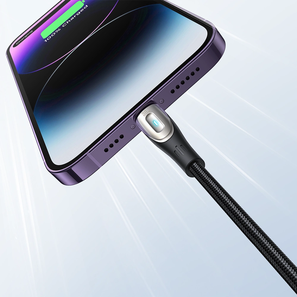 USB-C - Lightning Lade- und Datenkabel Joyroom S-A31, 30W, 1,2m, Schwarz