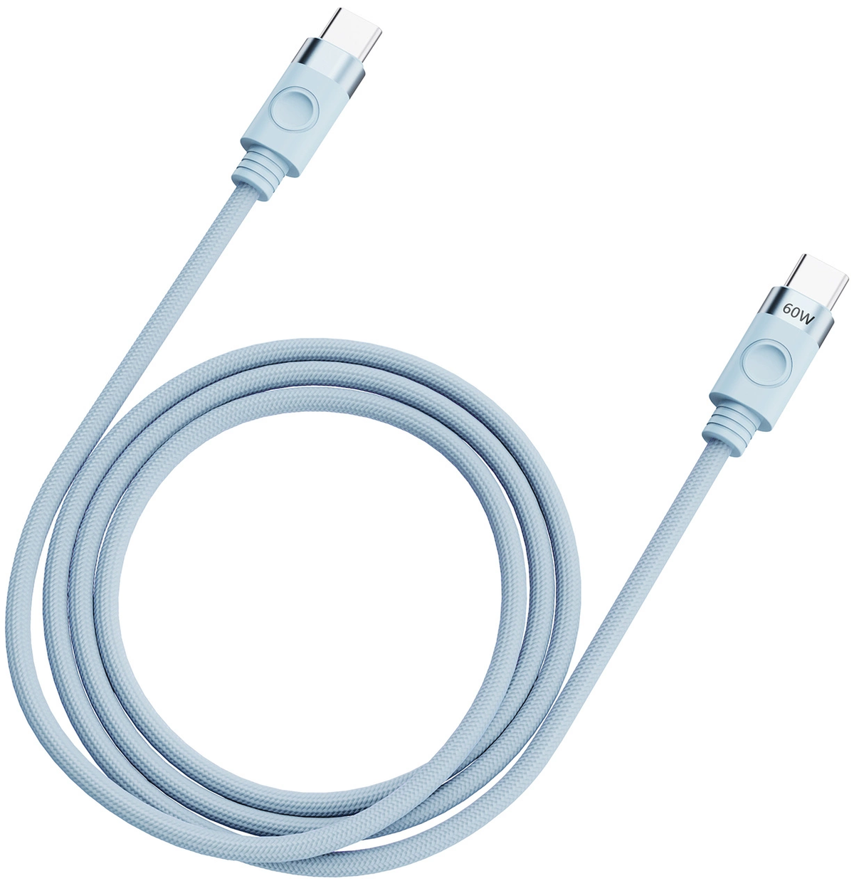 Câble de Données et de Charge USB-C - USB-C Orico CDX, 60W, 1m, Bleu