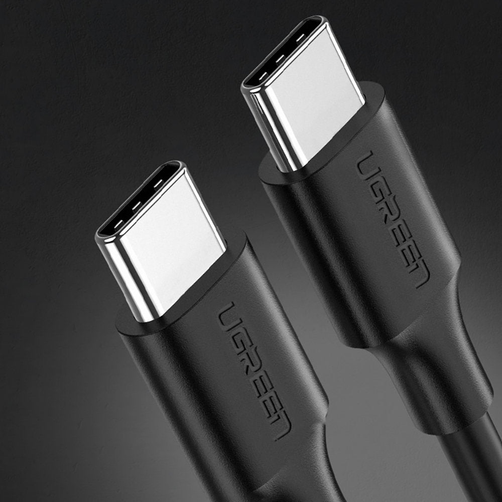 Câble de données et de charge USB-C - USB-C UGREEN US286, 60W, 2m, noir