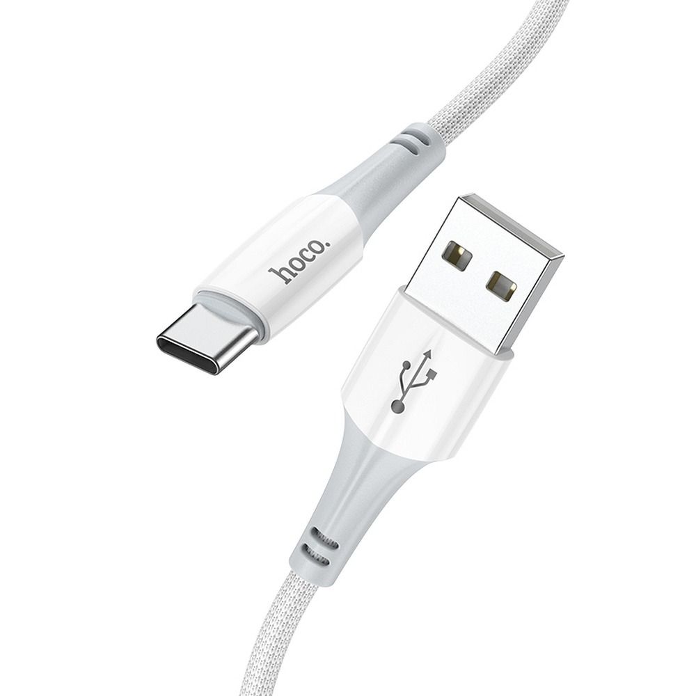 Câble de Données et de Charge USB-A - USB-C HOCO X70, 18W, 1m, Blanc