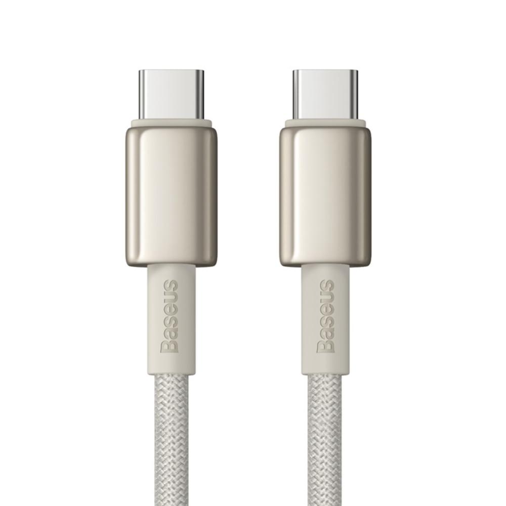 Daten- und Ladekabel USB-C - USB-C Baseus Tungsten Gold, 100W, 2m, Gold P10319800G21-01
