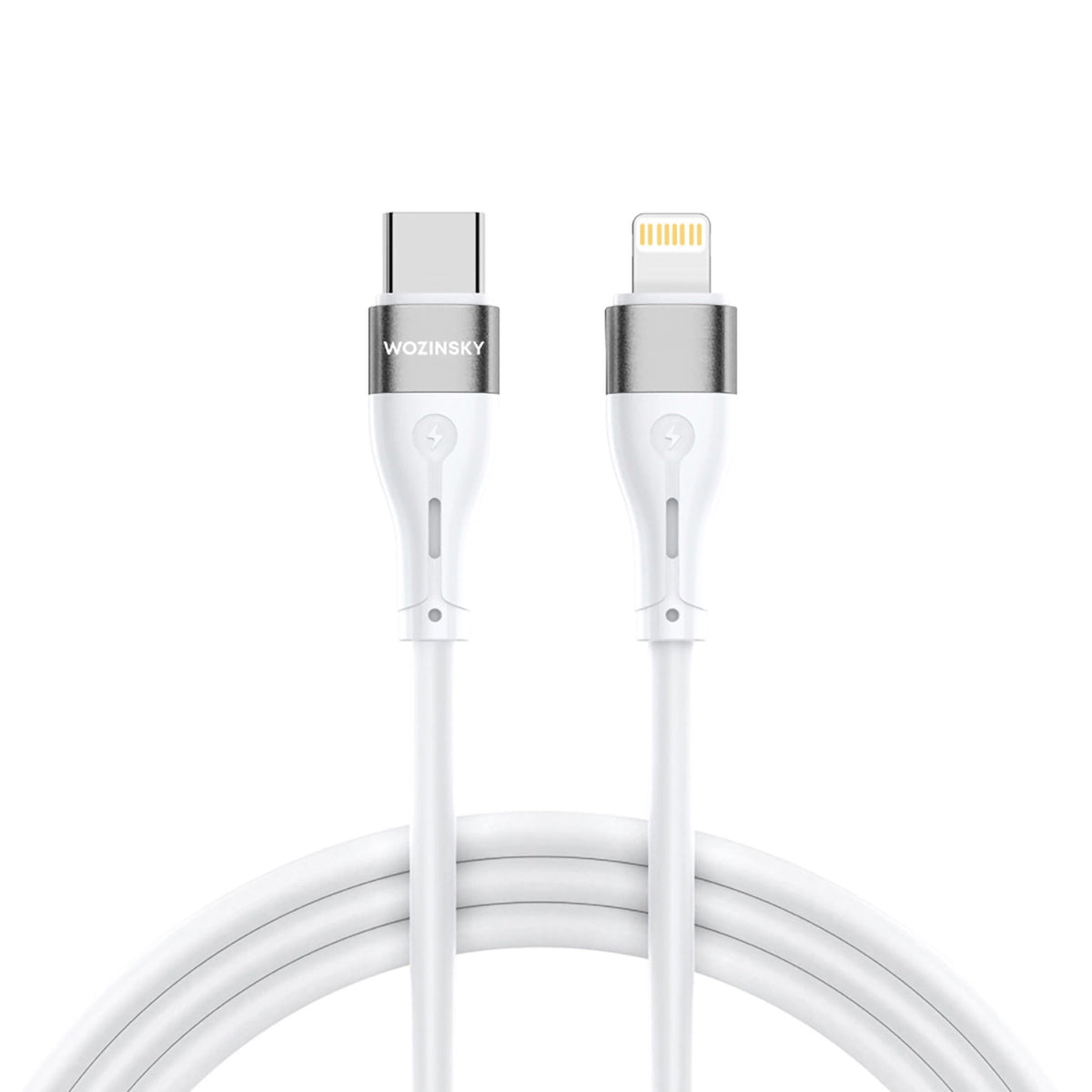 Daten- und Ladekabel USB-C - Lightning WZK WSTCL1, 27W, 1m, Weiß