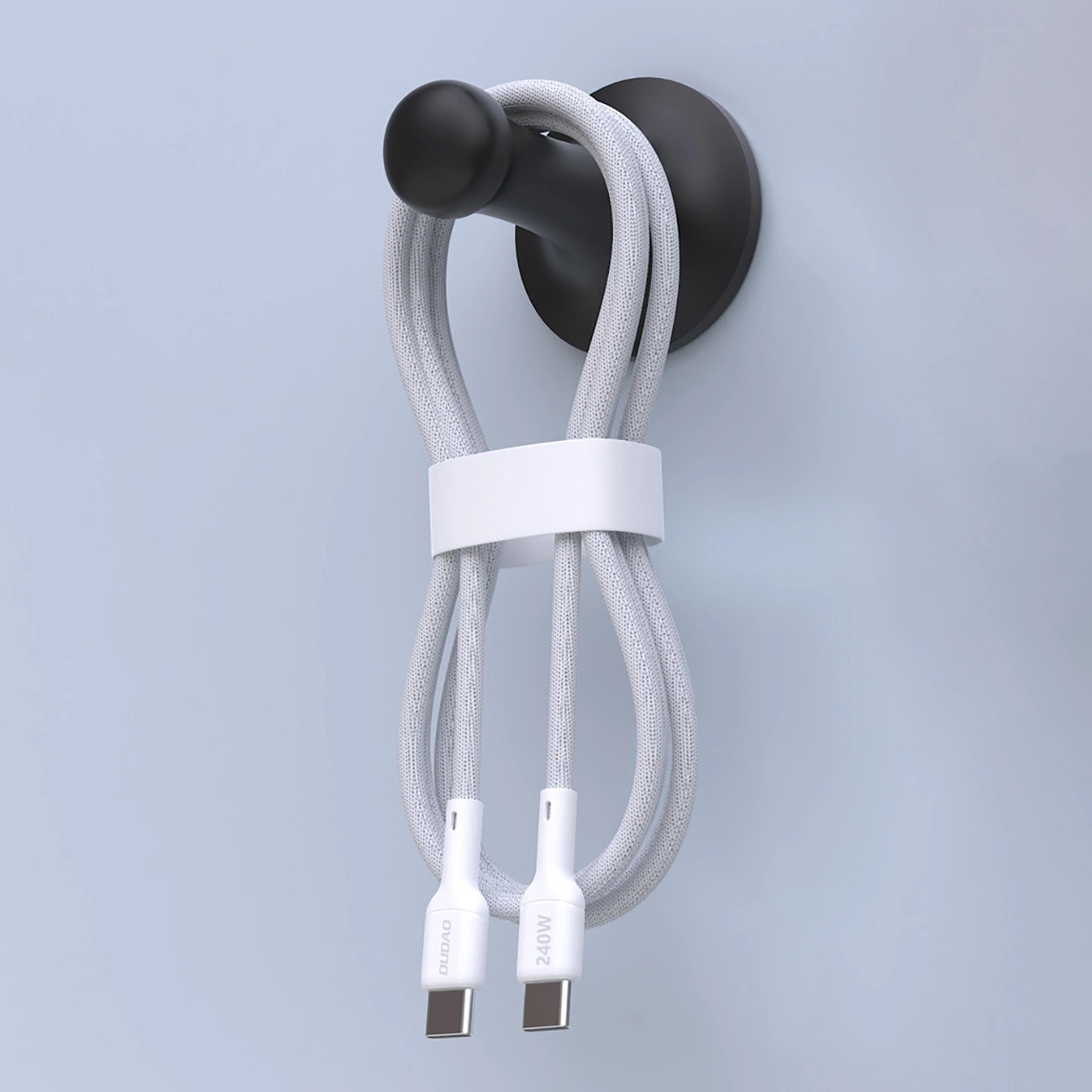 Câble de Données et de Charge USB-C - USB-C Dudao L9C Max, 240W, 2m, Blanc