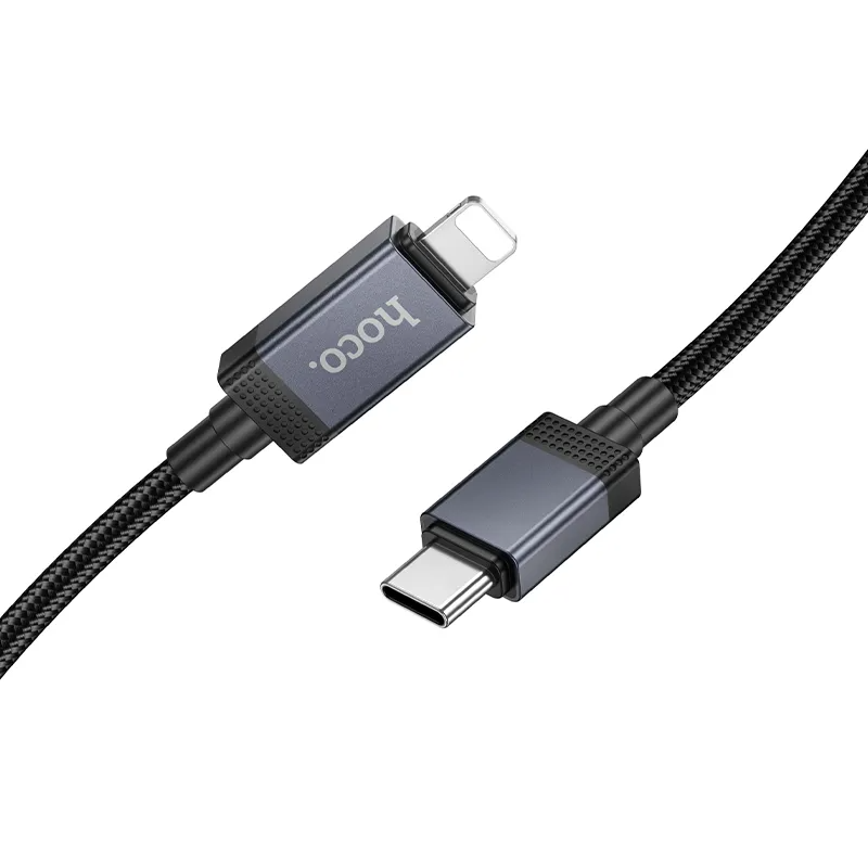 Cavo Dati e Ricarica USB-C - Lightning HOCO X118 Display, 27W, 1m, Nero