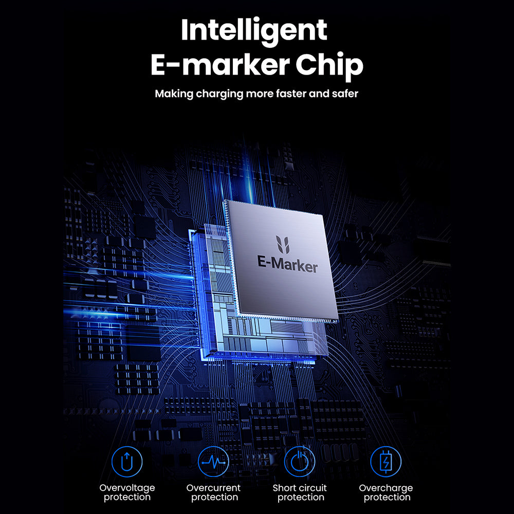 USB-C Daten- und Ladekabel - USB-C UGREEN L513, 240W, 2m, Schwarz