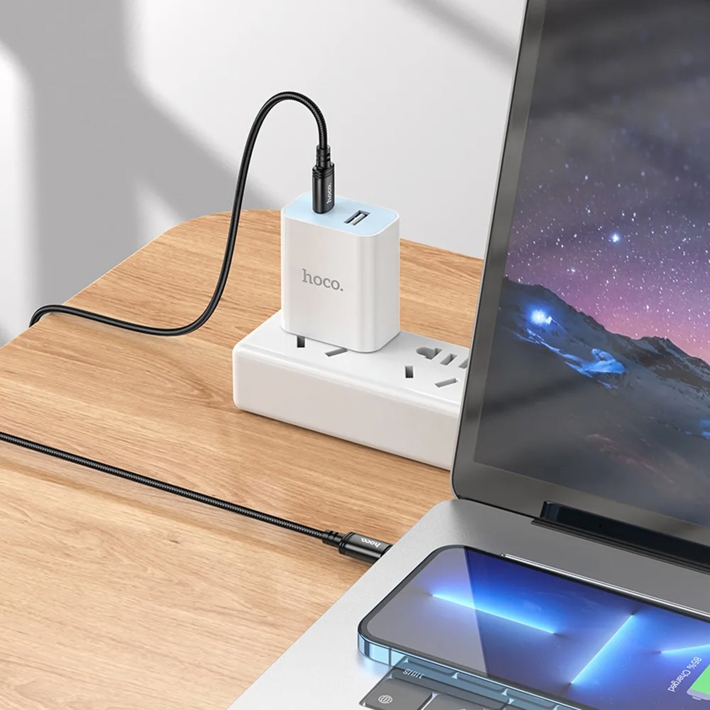 USB-C Daten- und Ladekabel - USB-C HOCO X91, 60W, 3m, Schwarz