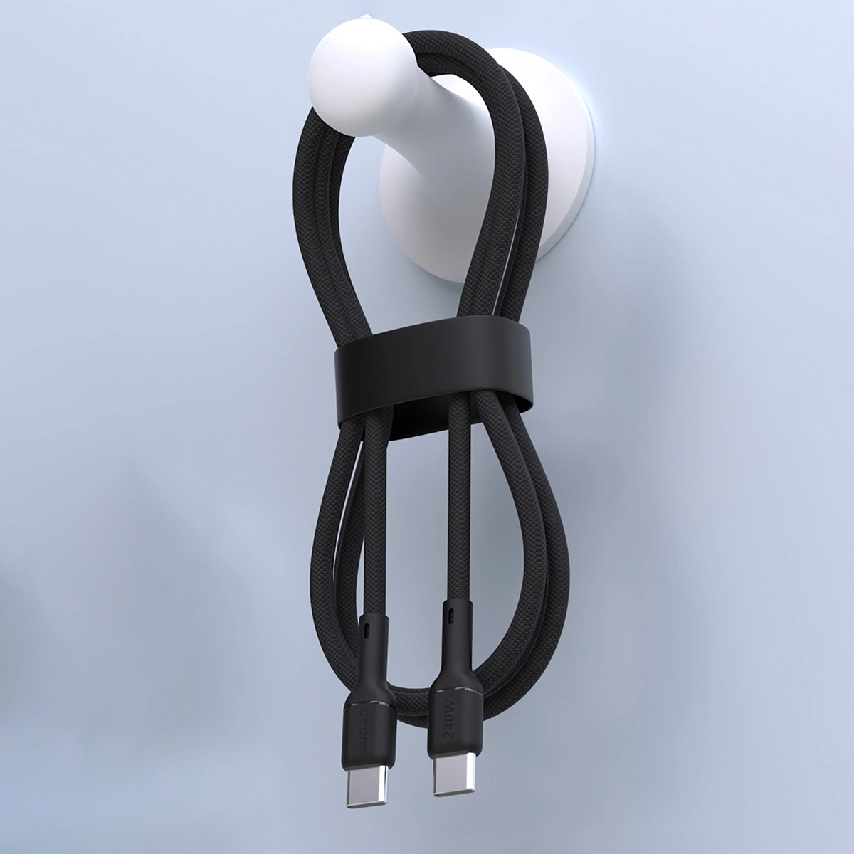 Daten- und Ladekabel USB-C - USB-C Dudao L9C Max, 240W, 1,2m, Schwarz