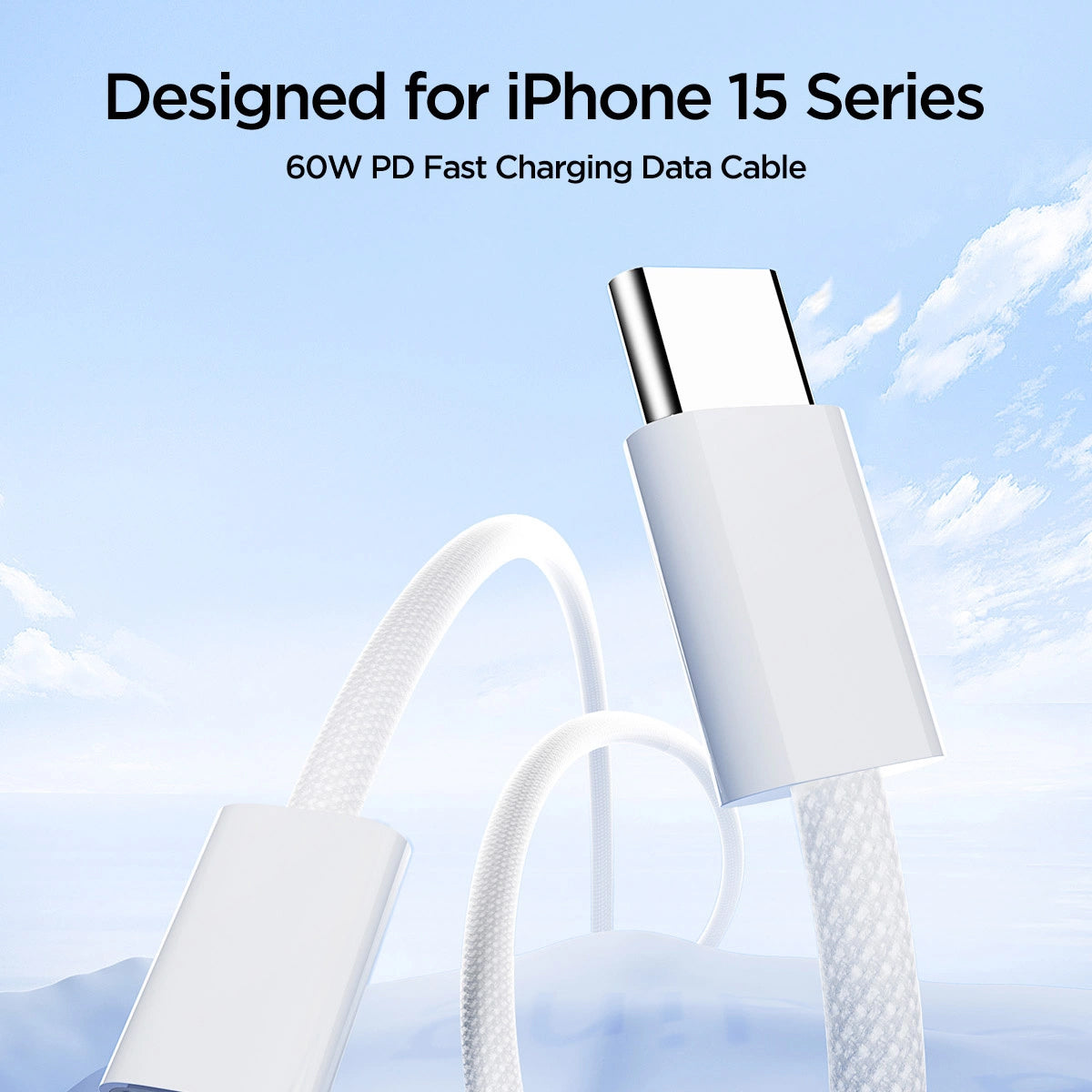 Cavo dati e ricarica USB-C - USB-C Joyroom S-A45, 60W, 1m, bianco