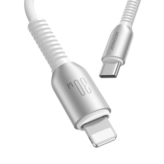 Câble de Données et de Charge USB-C - Lightning Joyroom S-A51, 30W, 1.2m, Gris