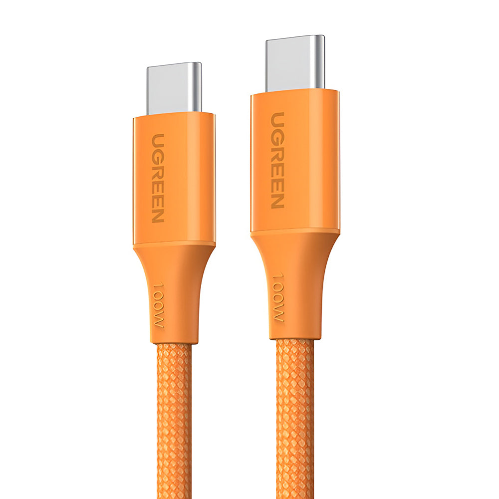 Câble de données et de charge USB-C - USB-C UGREEN L502, 100W, 1m, Orange