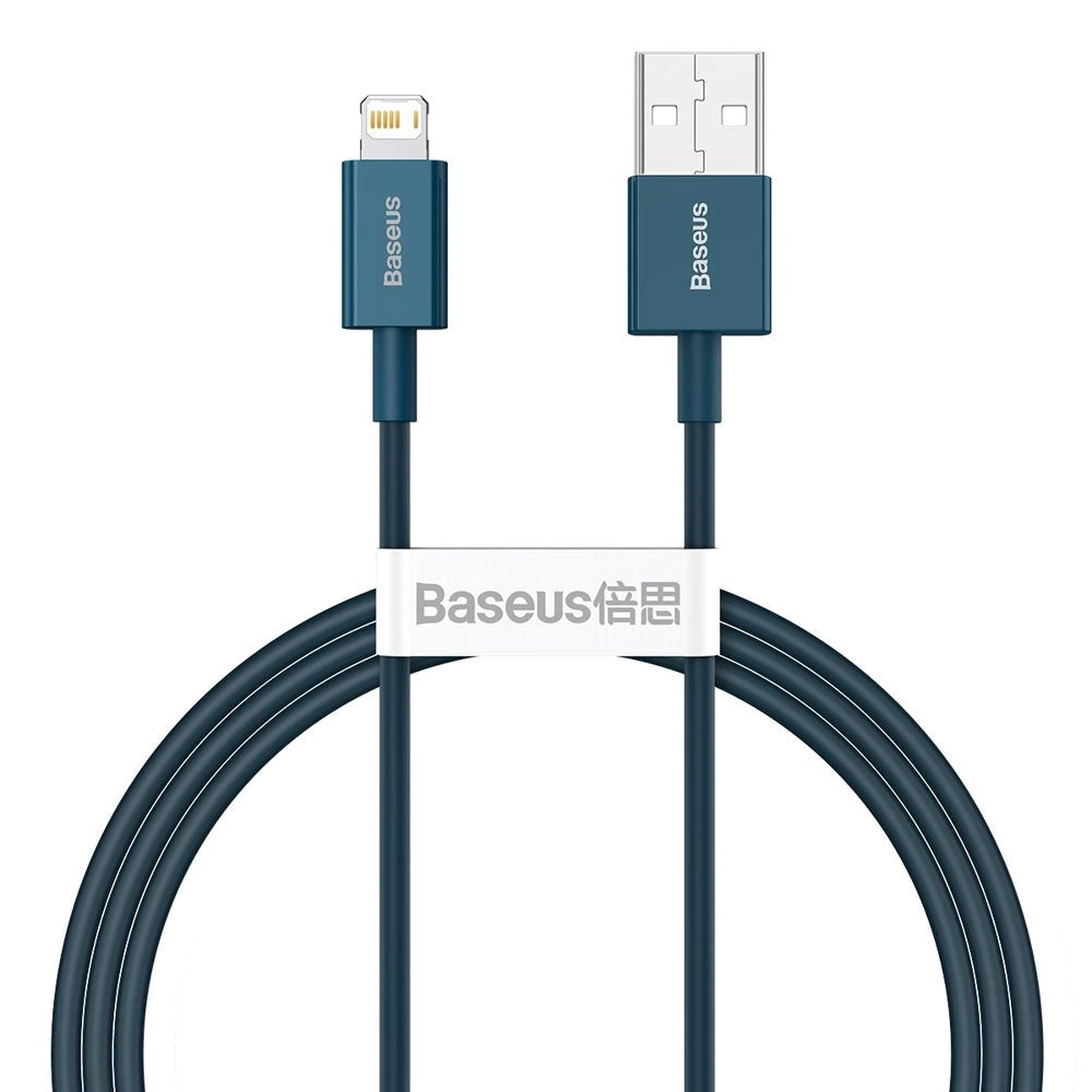 Câble de données et de chargement USB-A - Lightning Baseus Superior Series, 20W, 1m, bleu CALYS-A03