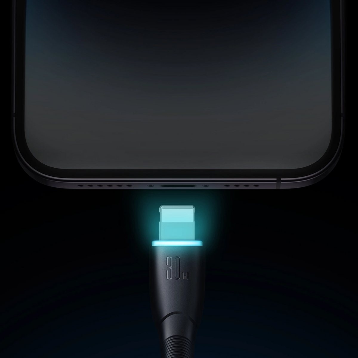 USB-C - Lightning Lade- und Datenkabel Joyroom S-A32, 30W, 1m, Schwarz