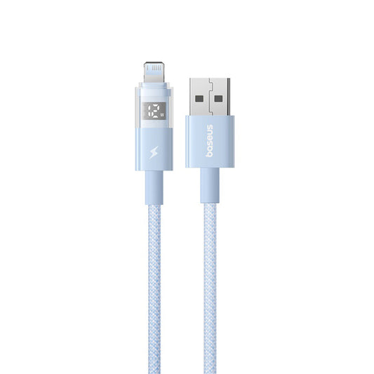 Cavo Dati e Ricarica USB-A - Lightning Baseus Display 2, 12W, 2m, Blu P10382700311-01