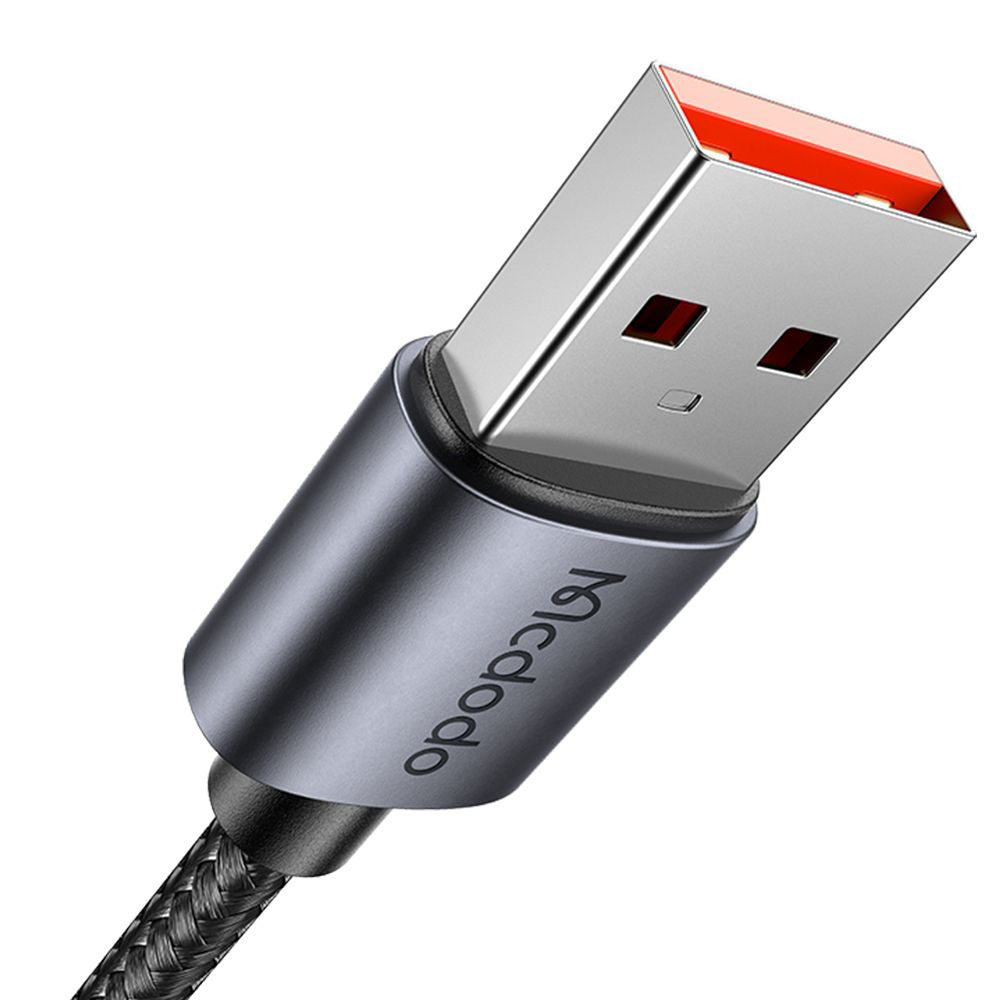 Câble de Données et de Charge USB-A - Lightning McDodo CA-6490 Display, 18W, 1.2m, Noir