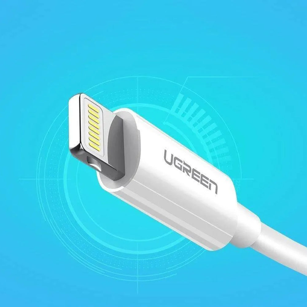 Cavo Dati e Ricarica USB-A - Lightning UGREEN US155 (20730), 18W, 2m, Bianco