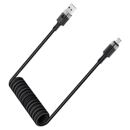 Cavo Dati e Ricarica USB-A - USB-C Acefast C14-04, 18W, 1.2m, Nero