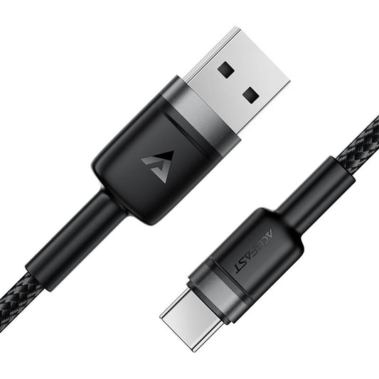 Cavo Dati e Ricarica USB-A - USB-C Acefast C22-04, 18W, 1.2m, Nero