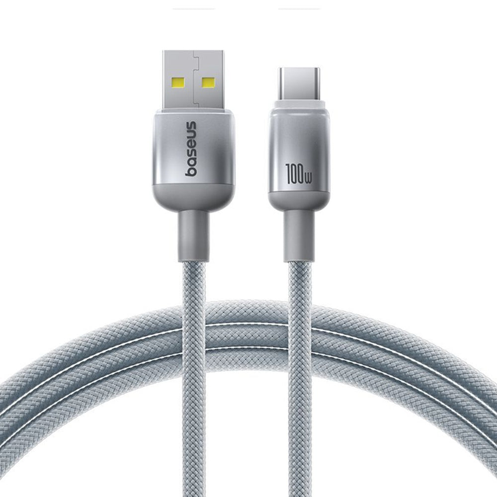 Cavo Dati e Ricarica USB-A - USB-C Baseus Discolor, 100W, 1m, Argento E0420803