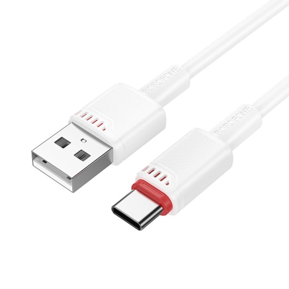 Cavo Dati e Ricarica USB-A - USB-C Borofone BX110 Beneficio, 18W, 1m, Bianco
