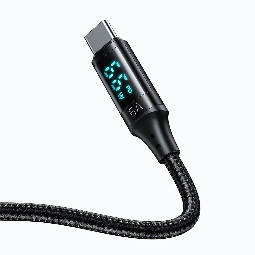 Cavo Dati e Ricarica USB-A - USB-C McDodo CA-1080 Display, 66W, 1.2m, Nero