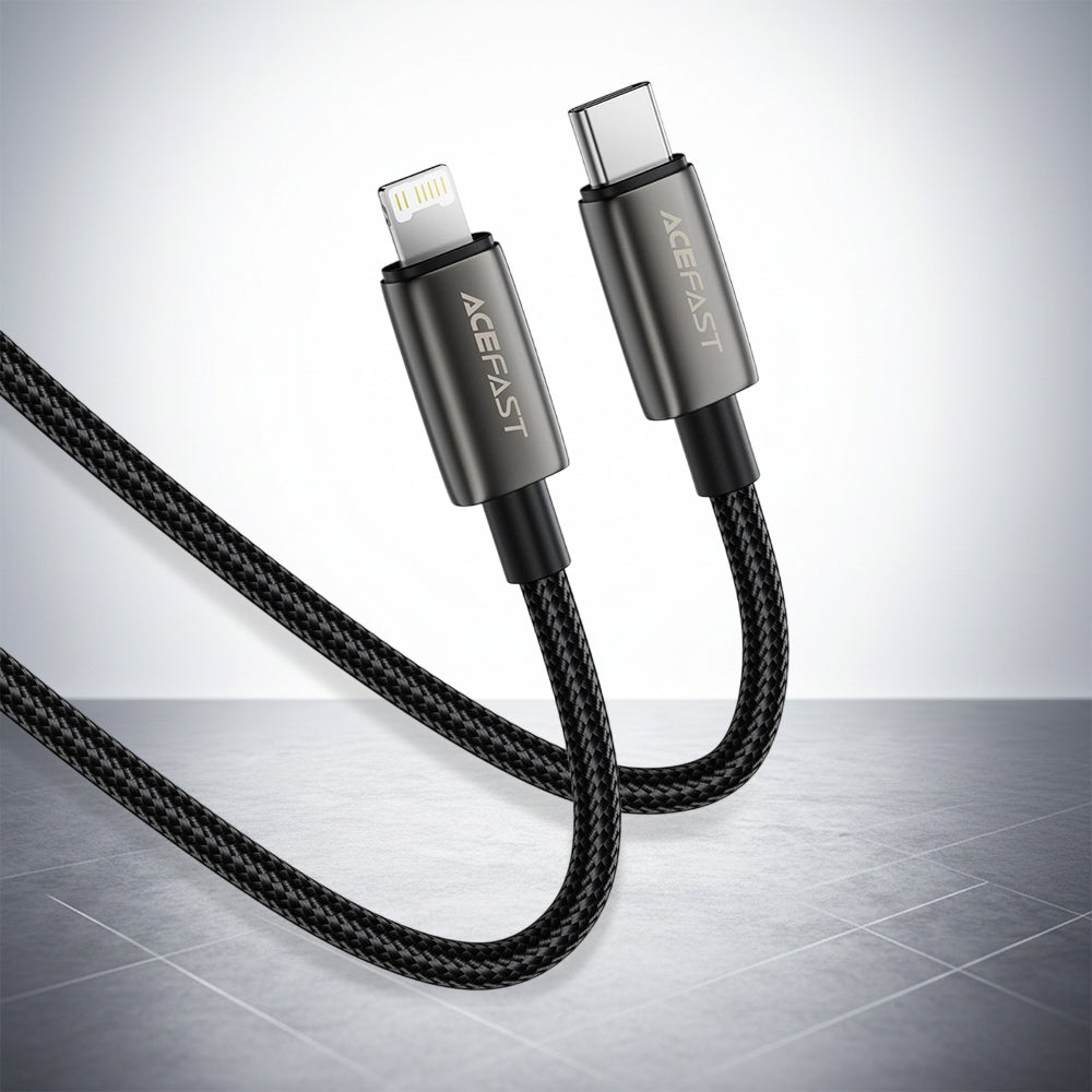 Cavo Dati e Ricarica USB-C - Lightning Acefast C23-01, 30W, 1.2m, Nero