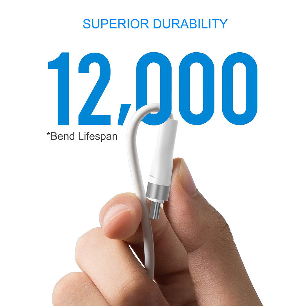 Câble de Données et de Charge USB-C - Lightning Lito LD02CL, 30W, 1.2m, Blanc